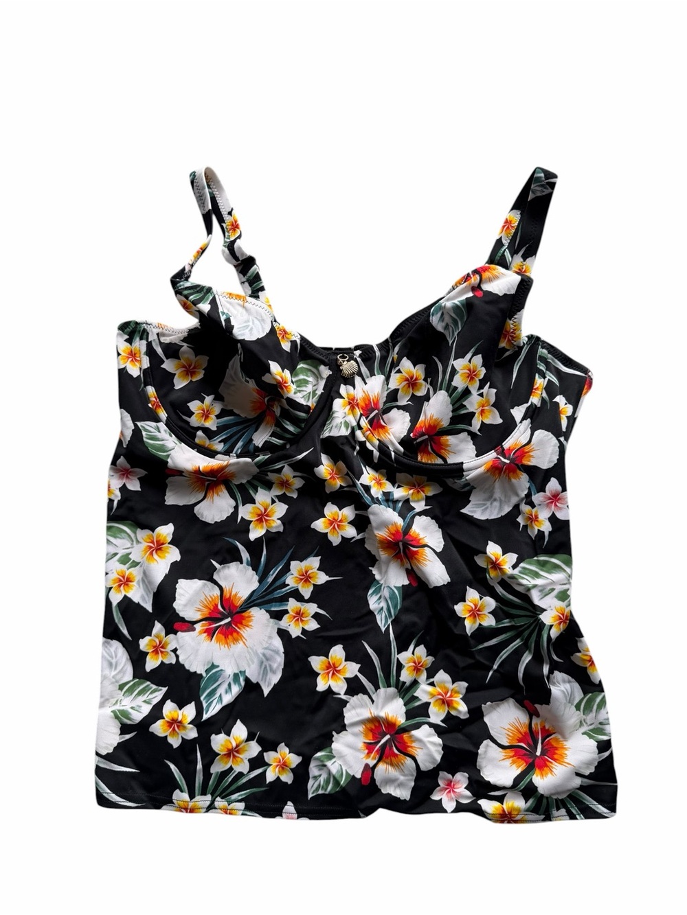 Freya NEW Women's Havana Sunrise Plunge Tankini Top Size 38DD #260046